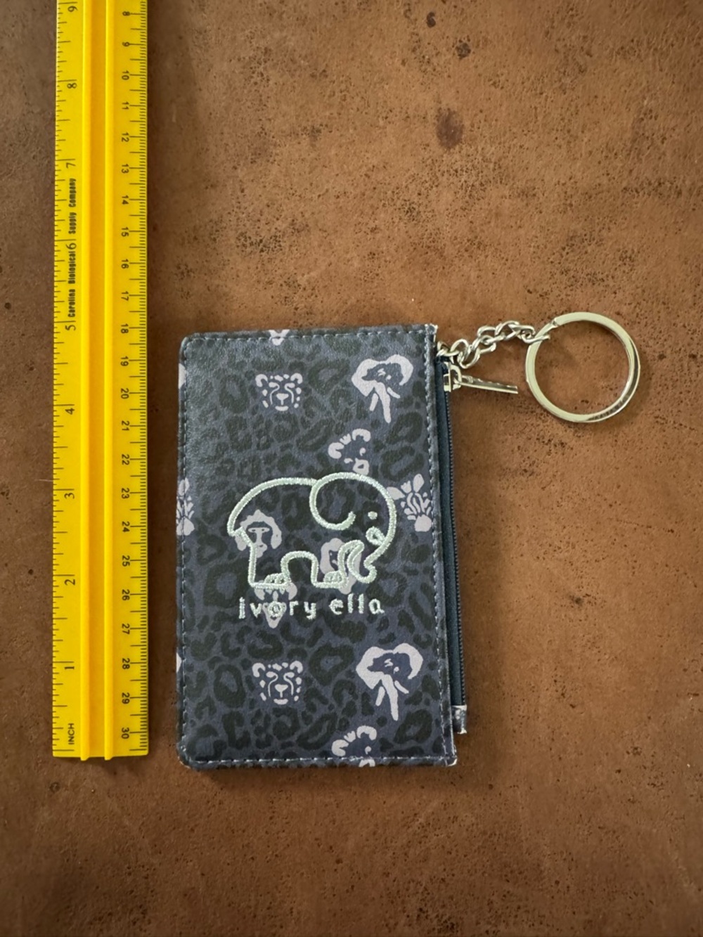 Ivory Ella keychain wallet
